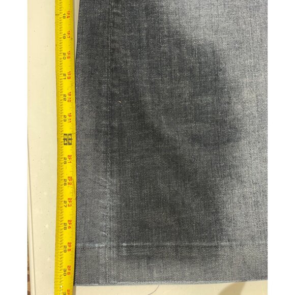 J.Crew Womens City Fit Dark Wash Wide Leg Denim Pants Size 10 - Picture 13 of 13